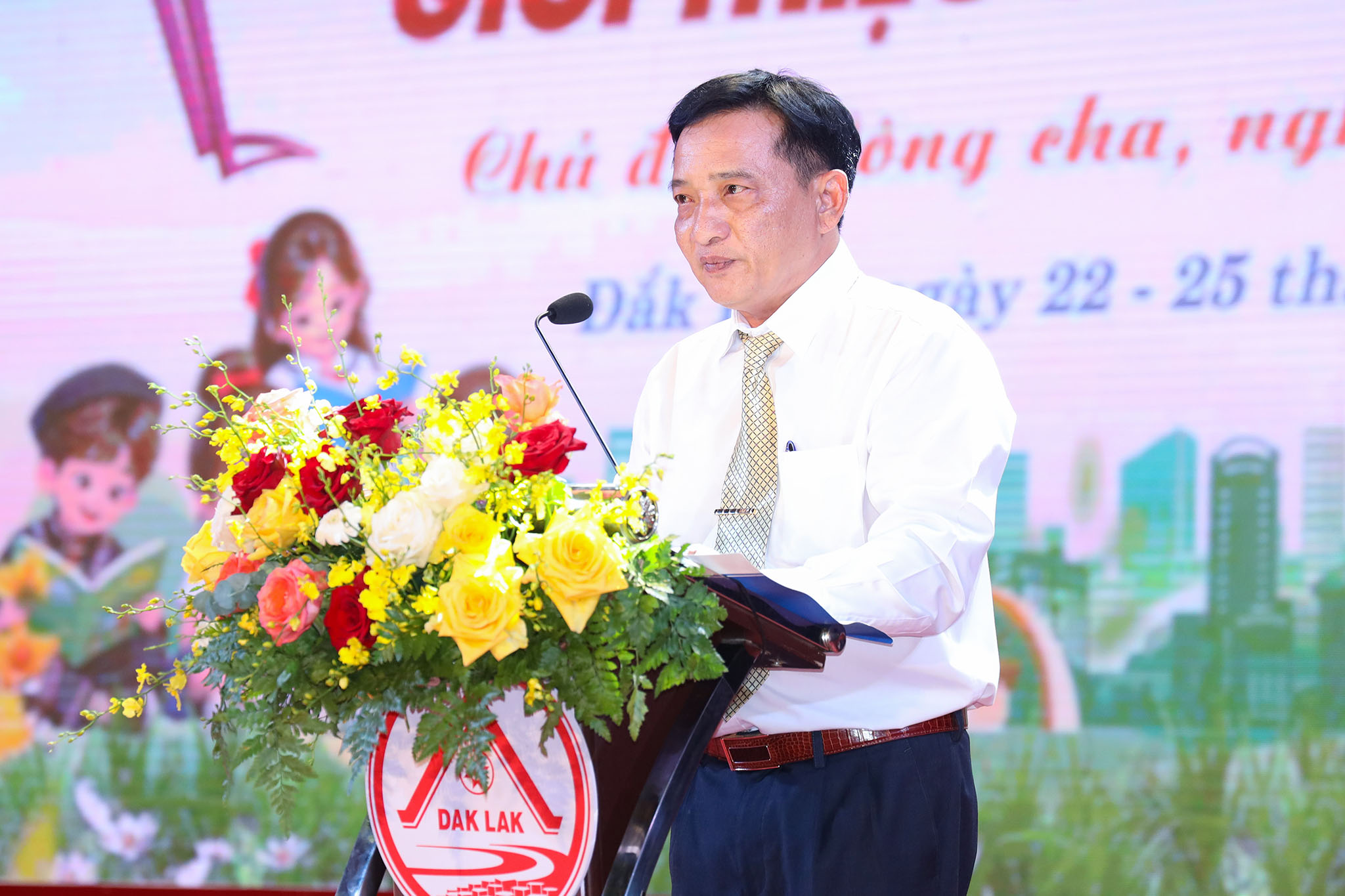 Ông Nguyễn Quốc Hiệp - Phó Giám đốc Sở Văn hóa, Thể thao và Du lịch, Trưởng Ban Tổ chức Hội thi